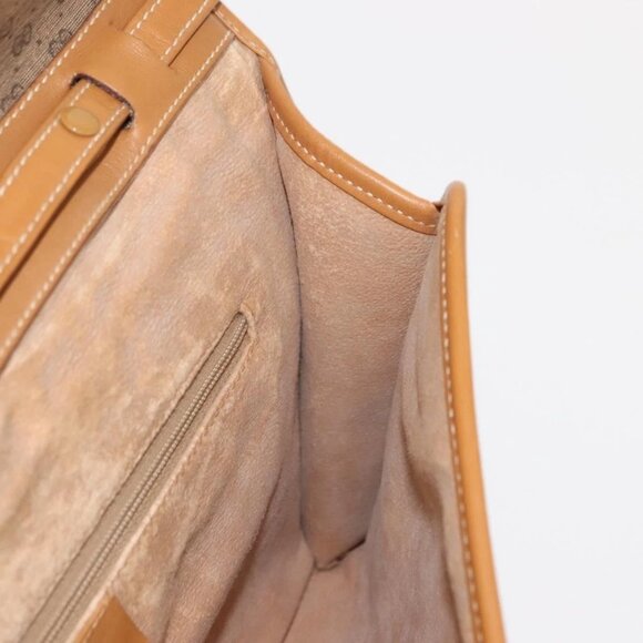GUCCI Micro GG Supreme Shoulder Bag PVC Beige Gold 004 106 0146 Auth 149323 - Picture 11 of 16